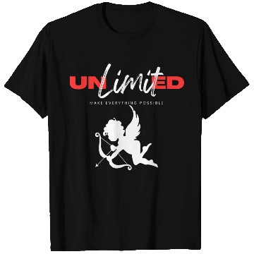 Discover White Red Simple Typography T Shirts 1