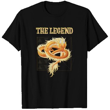 Discover Black And Orange Retro The Legend T Shirts