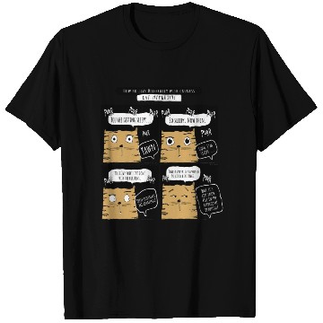 Discover Cat Uses Hypnosis for Blissful Living T Shirts