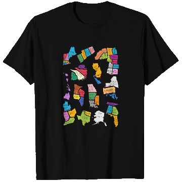 Discover 50 Cute US States Sticker Pack T Shirts