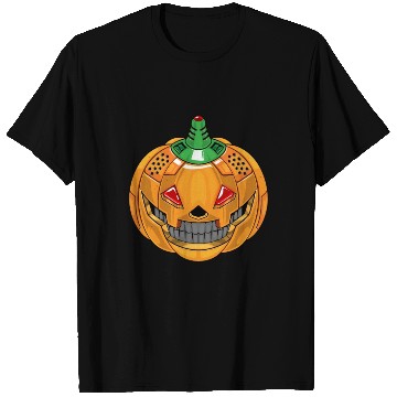 Discover Robotic pumpkin T Shirts