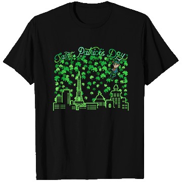 Discover Saint Patrick's Day Paris France T Shirts