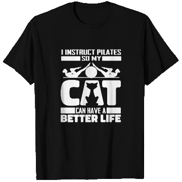 Discover Pilates Instructor Teacher Cat T Shirts