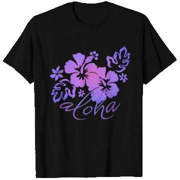 Discover Sunset Hibiscus Aloha Graphic T Shirts
