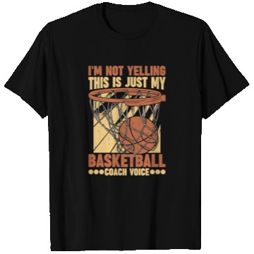 Discover This Is Just My Basketball Coach Voice 1 T Shirts