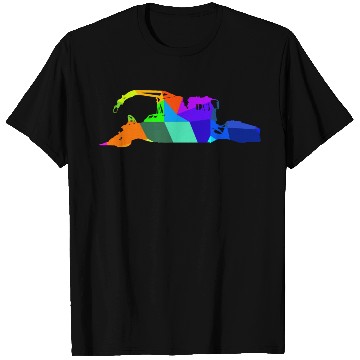 Discover Colorful rainbow snow groomer snow vehicles T Shirts