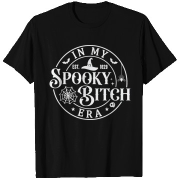 Discover Spooky Witch Design Ready for Halloween Night T Shirts