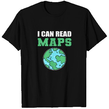 Discover Can Read Maps Geographer Gift T Shirts