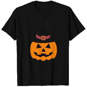 Discover Pumpkin with hat T Shirts - Funny Halloween