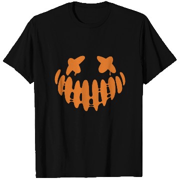 Discover Jack O Lantern Scary Carved Pumpkin Face Halloween T Shirts