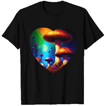 Discover Love mushrooms T Shirts