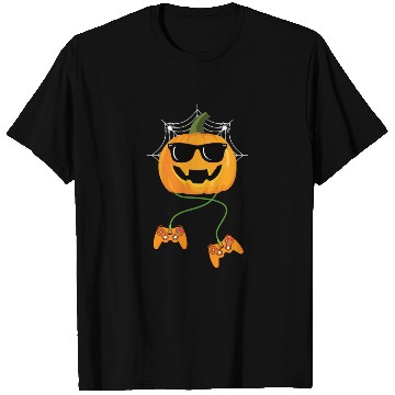 Discover Halloween Jack O Lantern Gamer Boys Kids Men T Shirts