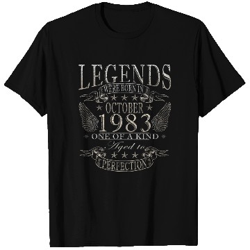 Discover october 1983 Anniversary october 1983 october T Shirts