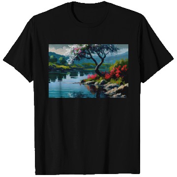 Discover nature painting T Shirts