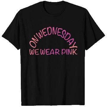 Discover on wednesday we wear pink T Shirts