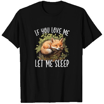 Discover Sleeping Fox Sleepyhead Napping Sleep Fox Lover T Shirts