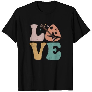 Discover E-Guitar Electronic Guitar LOVE T Shirts