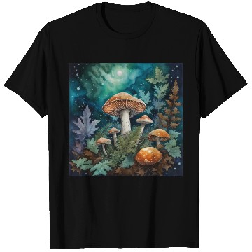 Discover Full Moon Mushroom Nature T Shirts