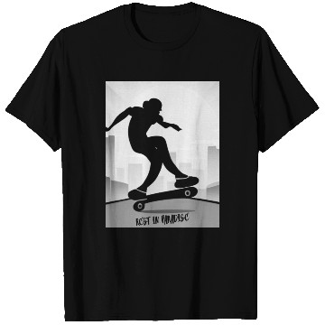Discover Skateboarder - Rest In Paradise T Shirts