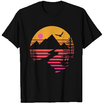 Discover Mountain River T Shirts