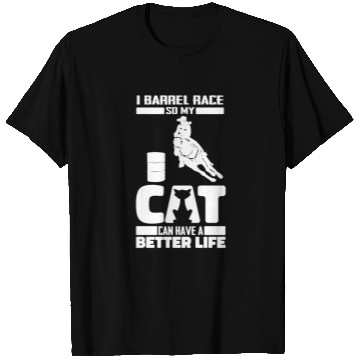 Discover Horse Barrel Racing Cat T Shirts