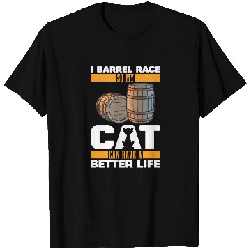 Discover Horse Barrel Racing Cat T Shirts