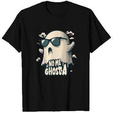 Discover No Me Ghosta Funny Mexican pun Halloween Ghost men T Shirts