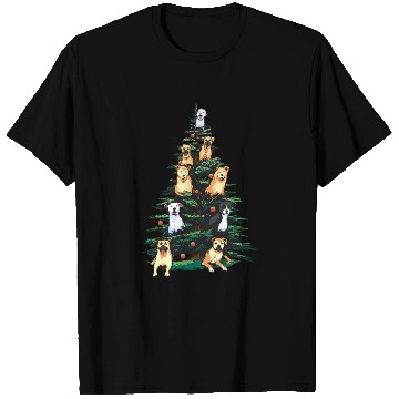 Discover Christmas Dog Tree Animals Lover Funny Xmas T Shirts