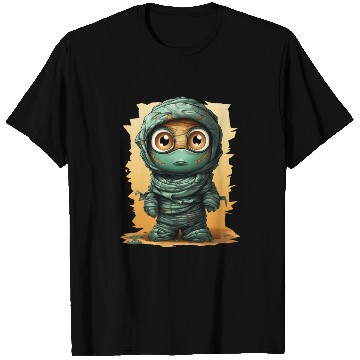 Discover Halloween Spooky Cartoon Mummy T Shirts