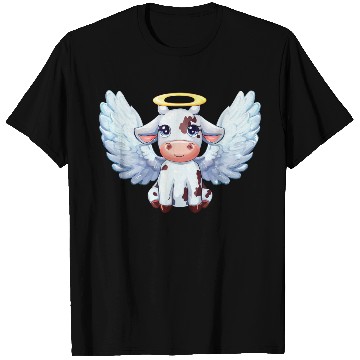 Discover cow angel wings farm halo T Shirts