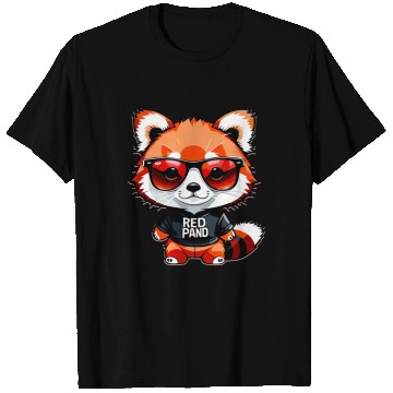 Discover Chibi Red Panda Cub T Shirts
