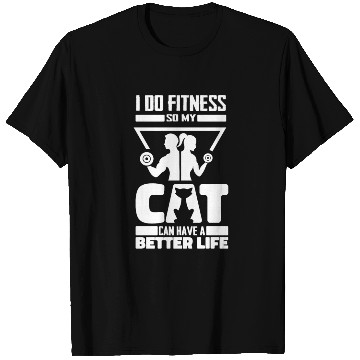 Discover Fitness Workout Gym Cat T Shirts
