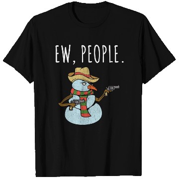 Discover Ew People Armed Snowman Distressed T Shirts
