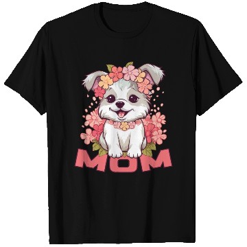 Discover DOG MOM FLORAL T Shirts