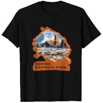 Discover Arches National Park Stickers T Shirts