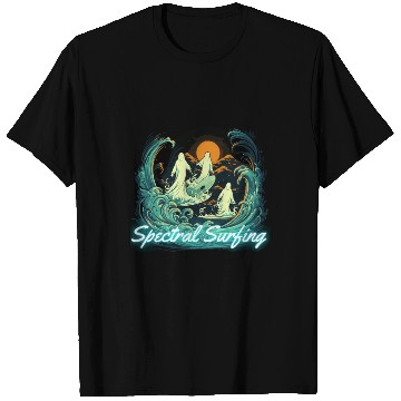 Discover Halloween - Spectral Surfing T Shirts
