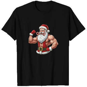 Discover Muscular Santa Fit for the holidays T Shirts