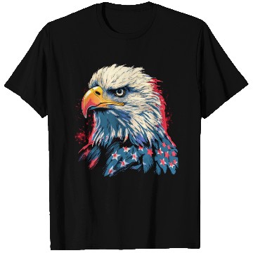 Discover Patriotic American Eagle 1980s T Shirts