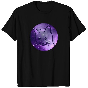 Discover Galaxy Space Cat Funny Cat Lover T Shirts