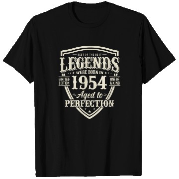 Discover 1954 Legends: Vintage Birthday Gift T Shirts