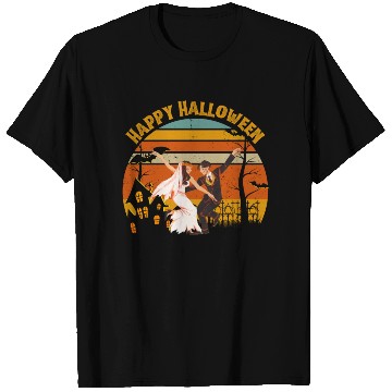 Discover Happy Halloween. Spooky Ghost Skeleton Zombie Witc T Shirts