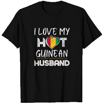 Discover Funny Guinean Husband Proud Wife T Shirts