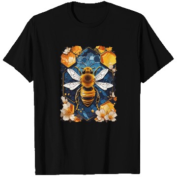 Discover Artistic honeycomb and bee T Shirts