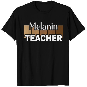 Discover Melanin Teacher Life Afro Teacher African American T Shirts