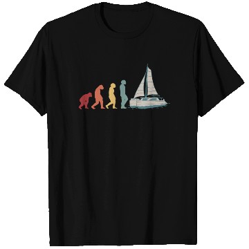 Discover Catamaran-Sailing Yachting-Sailor Evolution T Shirts