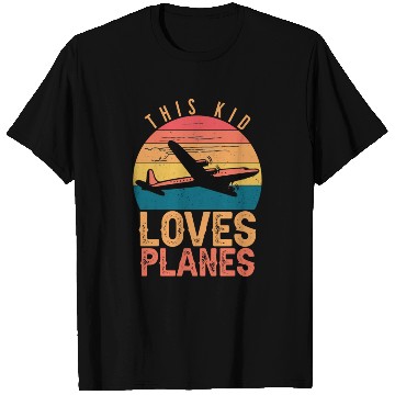 Discover This Kid Loves Planes T Shirts