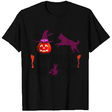 Discover Pumpkin Halloween Trick or Treat Hocus Pocus Dog T Shirts
