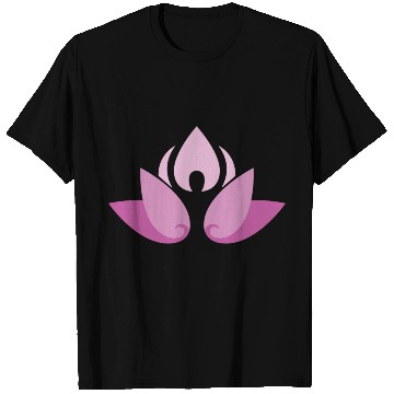 Discover Meditative Lotus Tranquility Design T Shirts