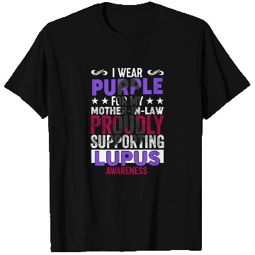 Discover I wear Purple for my Mother-in-Law Lupus Awareness T Shirts