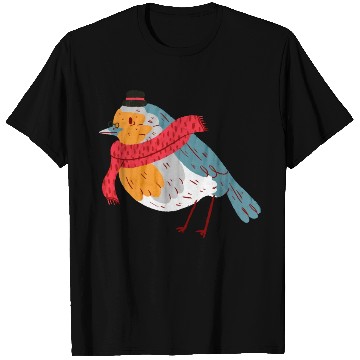 Discover Robin With a Scarf T Shirts